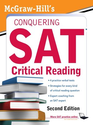cover image of McGraw-Hill's Conquering SAT Critical Reading